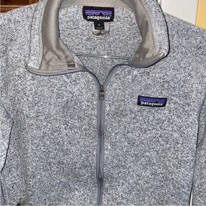 Patagonia Full Zip Better Sweater Birch White Size Small